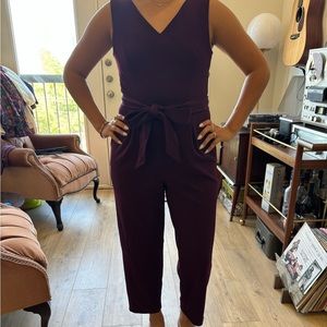 Calvin Klein plum jumpsuit size 4